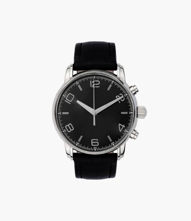 A quartz watch used as a stand-in piece for COMPANY_NAME in TOWN. Replace it with your own product photo after you pay.